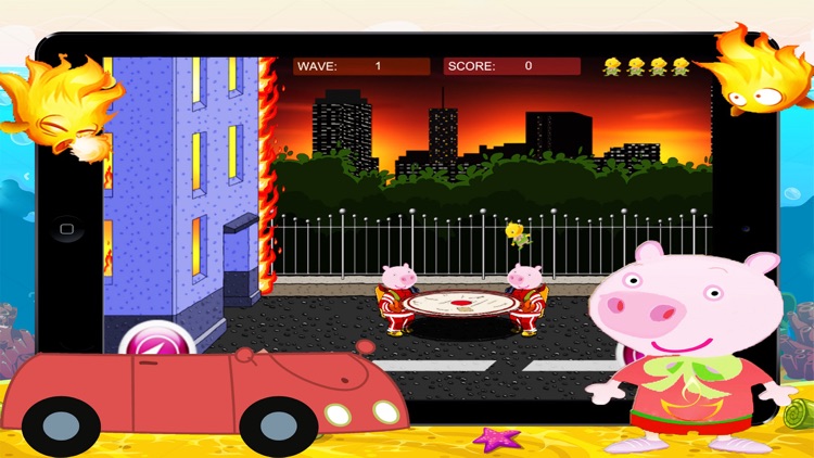 Pink Papa Pig FireFighter screenshot-3