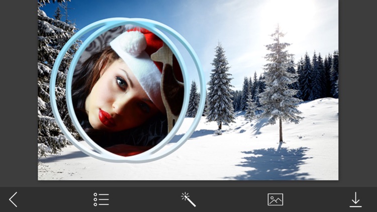 Snow Frame - Art Photo frame Maker