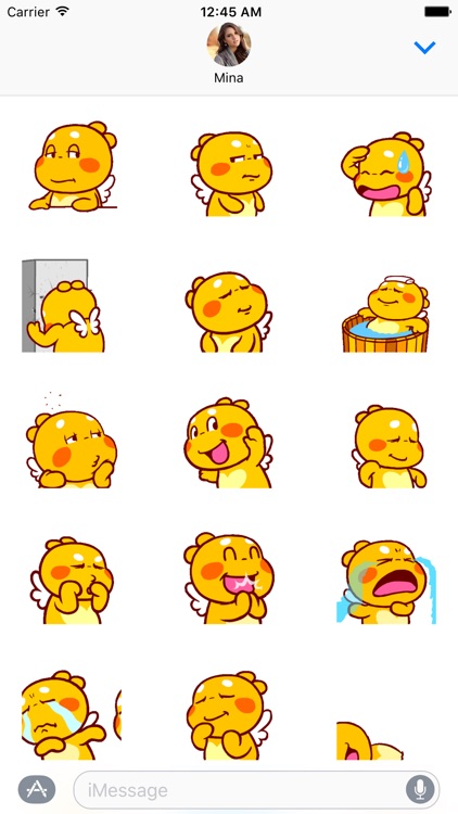 Qoobee Agap - Cute Animated Dinosaur Sticker