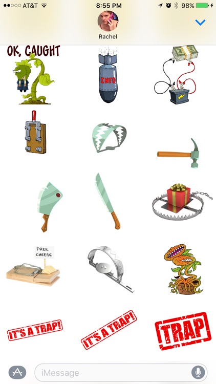 Booby Trap Stickers