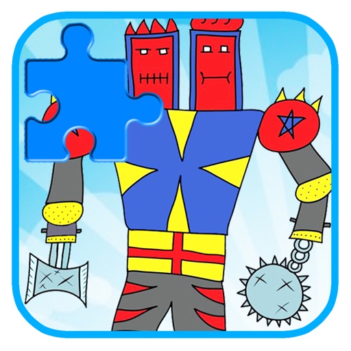 Mutant Robot Funny Jigsaw Puzzle Game Version