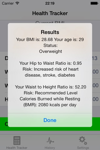 Health Tracker screenshot 2