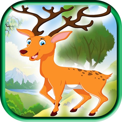 kids coloring book deer santa claus iOS App