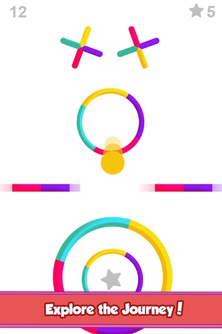 Color Swap & Switch-Ball Dash in Spinny Circle 2D screenshot 4