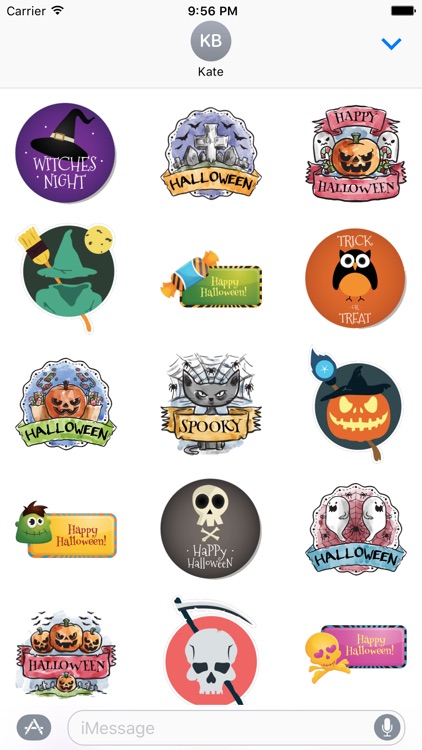 Trick or Treat Sticker