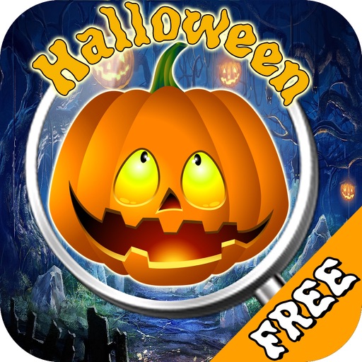 Free Hidden Objects:Halloween City Hidden Object Icon