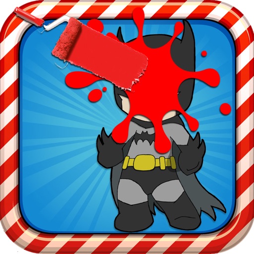 Paint Game Batman Version iOS App