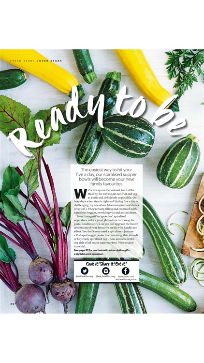 Eat Healthy Magazine - Food with benefits screenshot-1