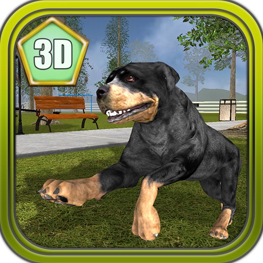 3D Rottweiler Simulator Dog Life on New York icon