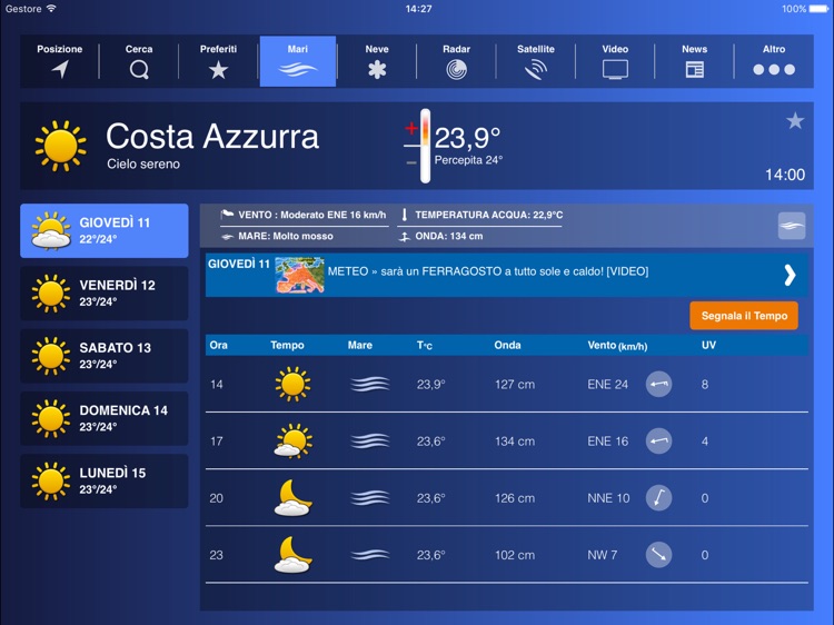 Weather HD Plus - Forecast by iLMeteo screenshot-3