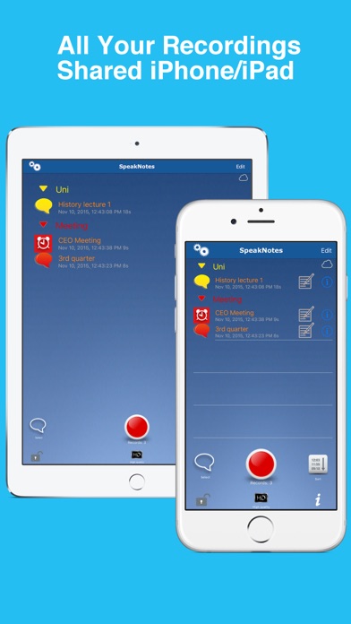 SpeakNotes - Audio Recorder. screenshot 4