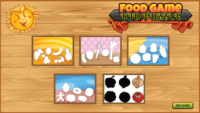 Food Game: Kid Puzzles Game