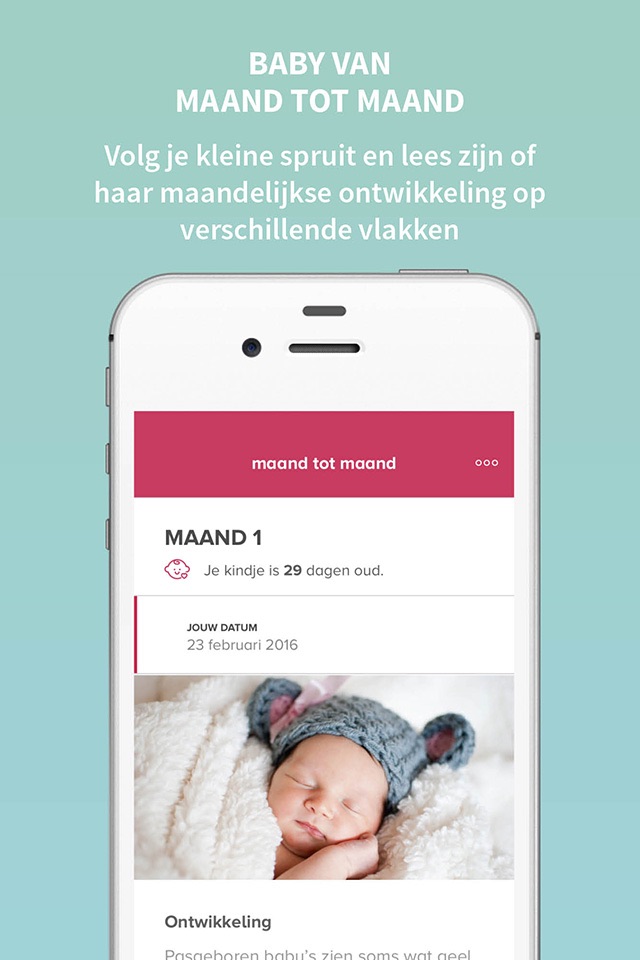 Zwangerschap & baby app screenshot 2