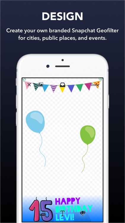 Confetti - Geofilter Design Maker for Snapchat