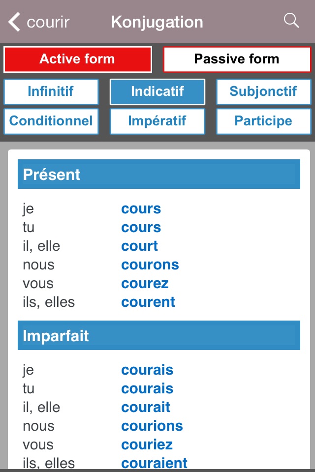 Dictionnaire Français/Allemand screenshot 4