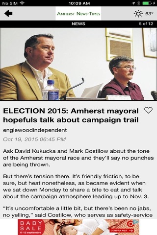 The Amherst News Times screenshot 3