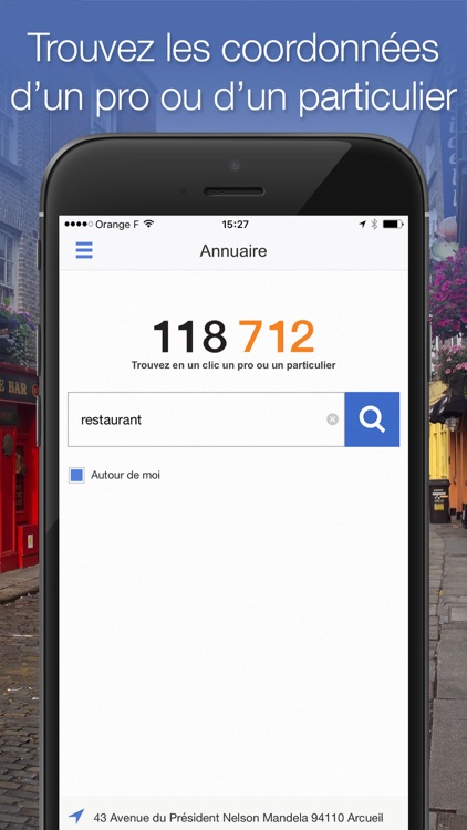 118 712 annuaire pro, particulier, inverse