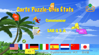 Screenshot #3 pour Une carte-Unis États-puzzle