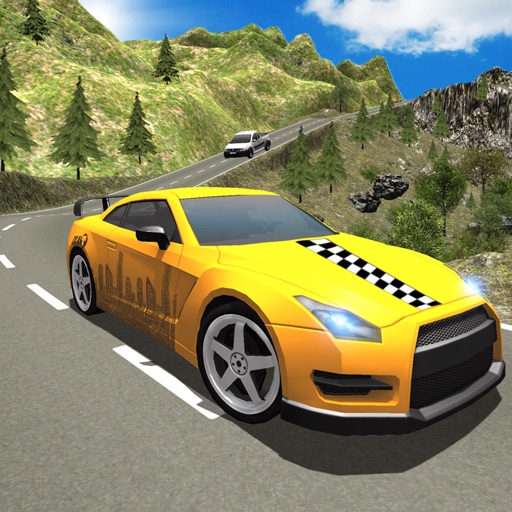 Taxi Driver Hill Climb sim 3D Icon