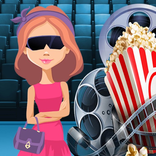 Girls Movie Night - Kids Party Icon