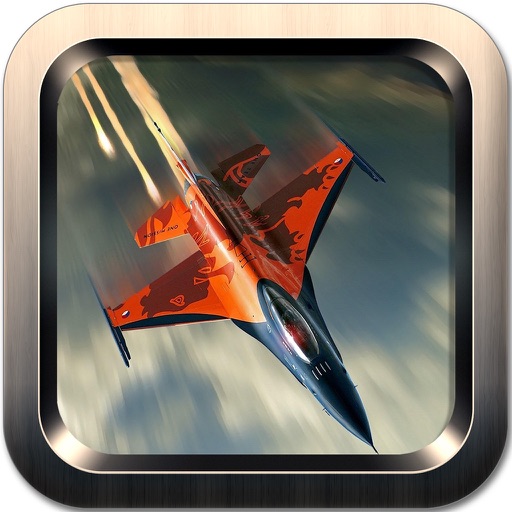 Jet Combat Air War Fighter Plane Free Games Icon