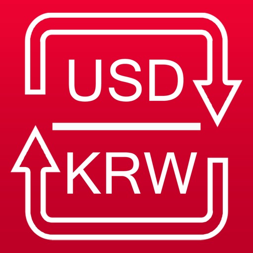 US Dollars to South Korean Wons converter icon