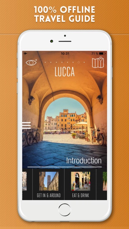 Lucca Travel Guide with Offline City Street Map