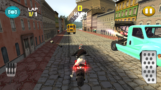 Paris Bike Stunt Action Racing Game: Speed Driving(圖3)-速報App