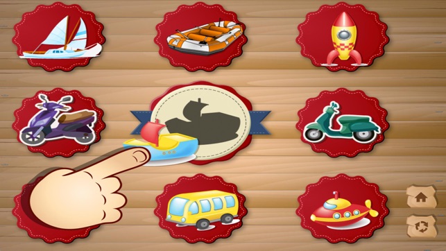 Shapes for preschoolers: Vehicles(圖2)-速報App