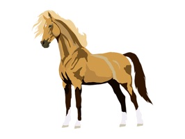 Cute, original, new horse art stickers of your favorite breeds of horses: