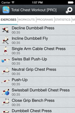 Chest Dumbbell Workout & Barbell Exercise Routine screenshot 2