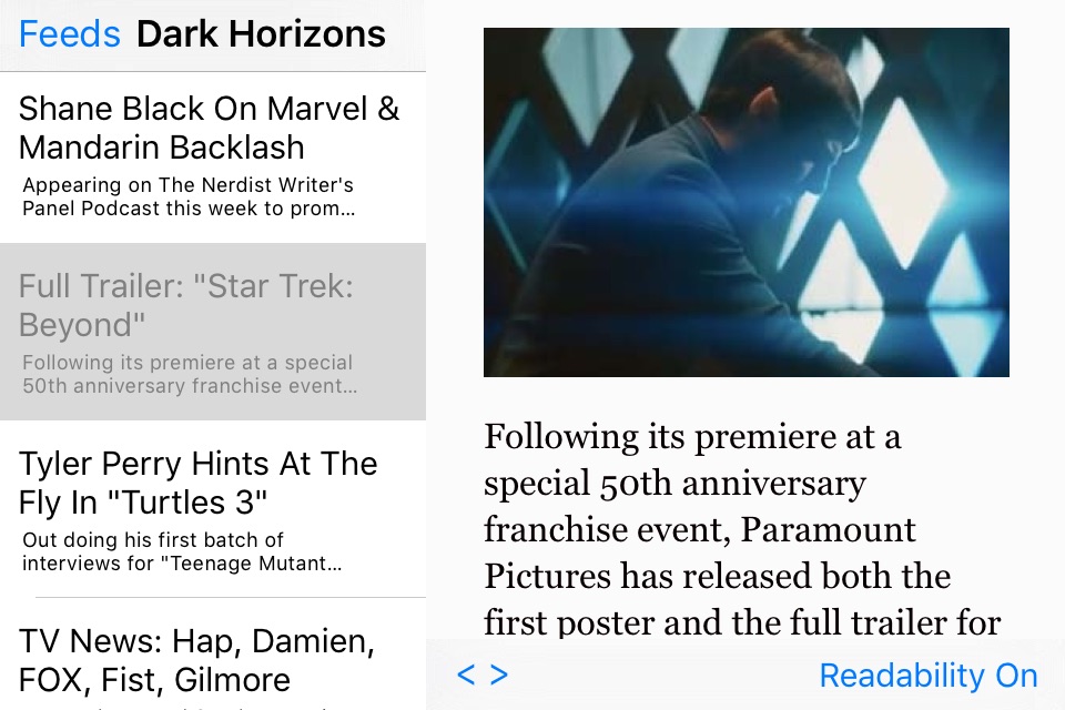 Movie News - A News Reader for Movie Fans! screenshot 4