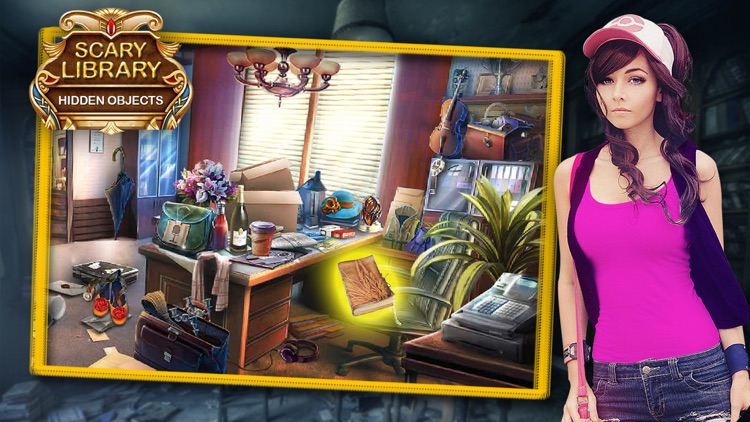 Scary Library Hidden Objects Game screenshot-3