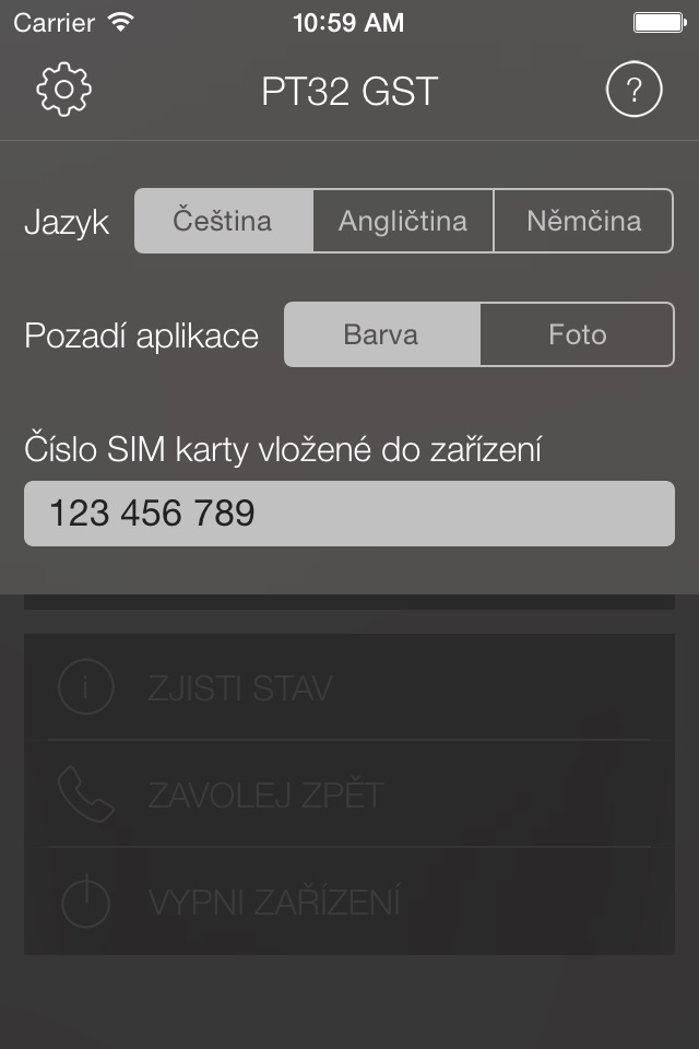 PT32 GST - GSM termostat screenshot 2