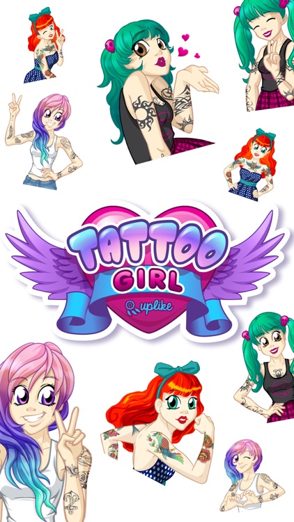 Tattoo Girl Stickers - Girls love tattoos
