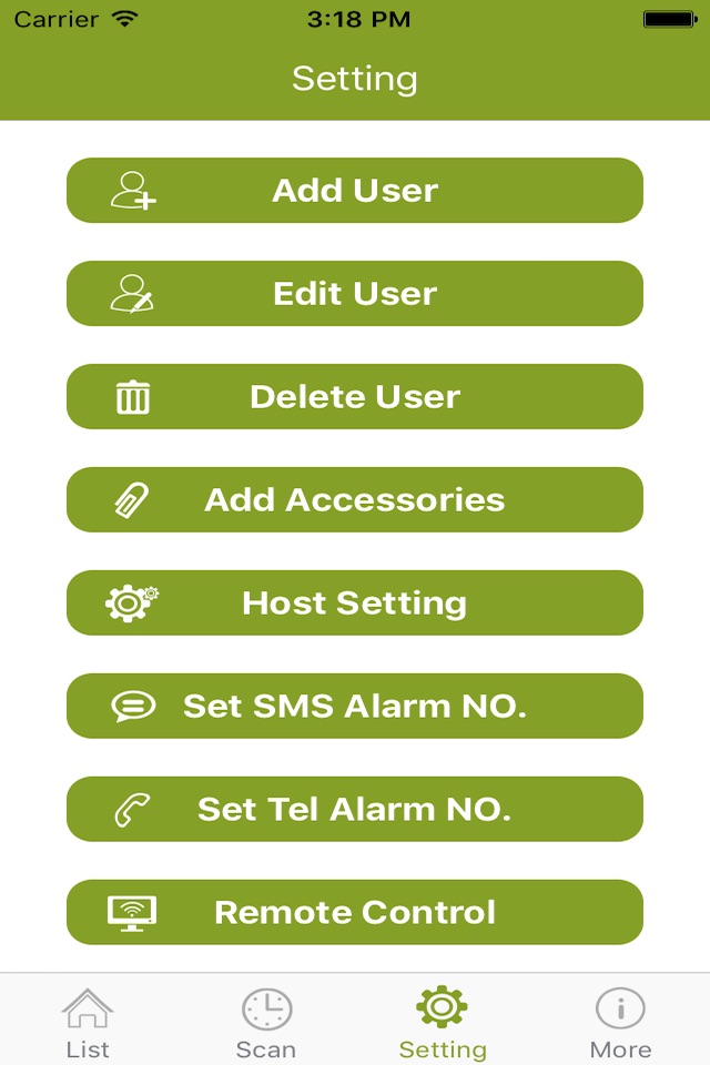 GSM  Alarm System  OEM screenshot 3