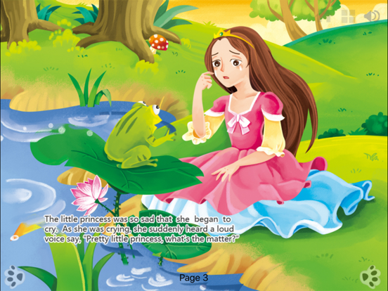 The Frog Prince - bedtime fairy tale Interactive Book-iBigToy screenshot