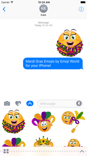 Mardi Gras Emoji Stickers(圖1)-速報App