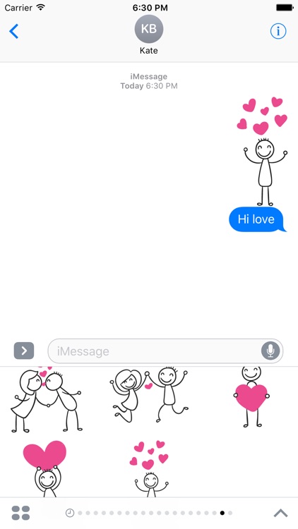 Couples In Love Stickers for iMessage