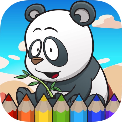 Animals Coloring Book - Painting Game for Kids Icon