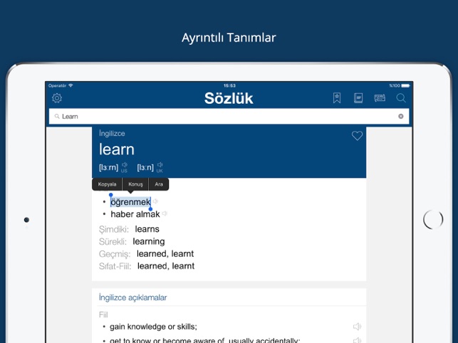 Ingilizce Turkce Sozluk App Store Da
