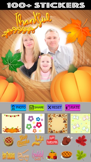 Thanksgiving Photo Frames and Stickers(圖3)-速報App