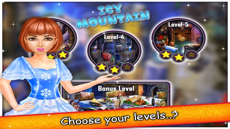 Icy Mountain - Free Hidden Objects game for kids