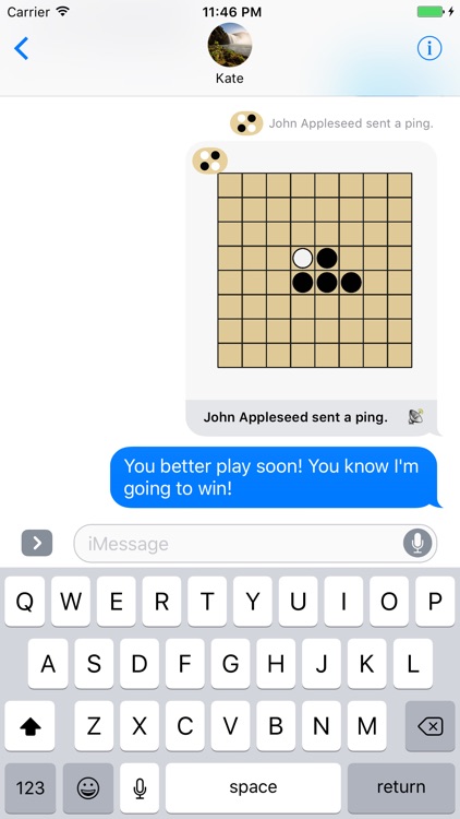 Black vs White for iMessage screenshot-3