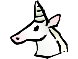 Large unicorn stickers
