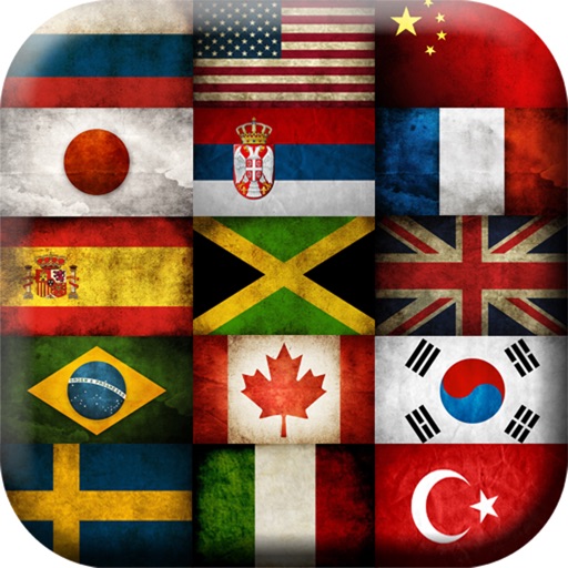 Flags of the World Picture Frame.s - Photo Montage iOS App