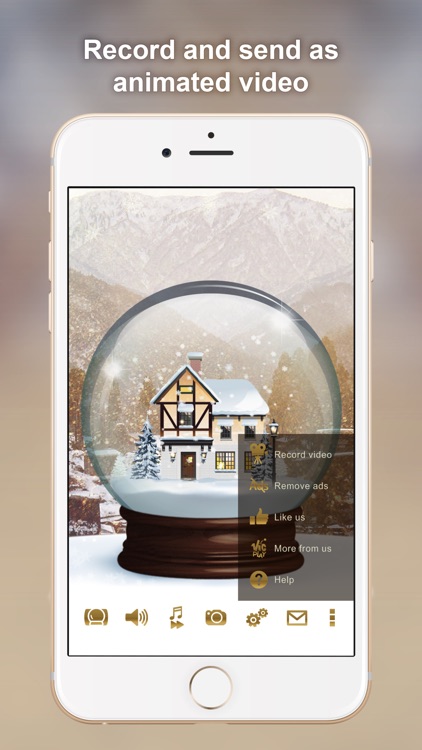 New Year Snow Globe