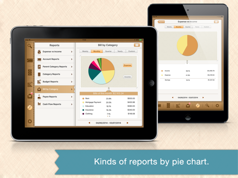 Money Monitor Pro for iPad - Budget & Bill Manager - náhled