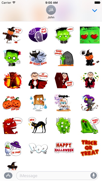 Monsters Halloween Stickers screenshot-3