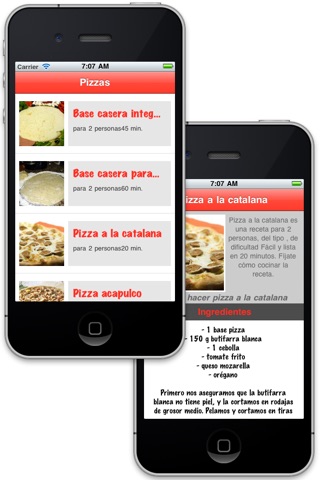 Pizza Recetas screenshot 2